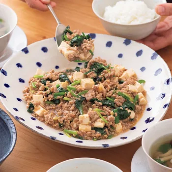 麻婆ほうれん草