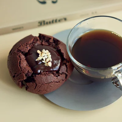 チョコレートガナッシュクッキー