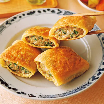 お揚げ餃子
