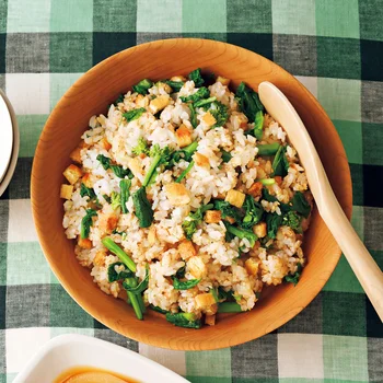 菜の花のきつねご飯