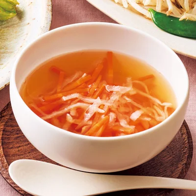 にんじんと切り干し大根のスープ