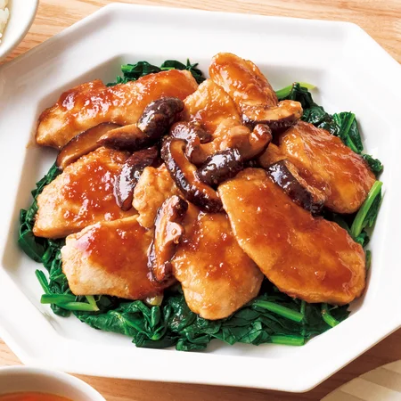 とりむね肉のしょうが焼き