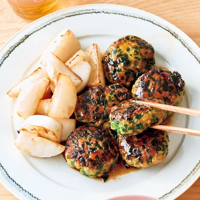 にらつくね照り焼き