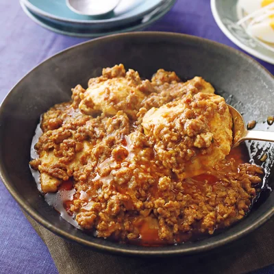 すくい豆腐の麻婆煮