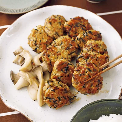 「ひじきつくねの甘辛焼き」の献立