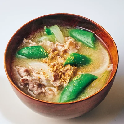 春野菜の豚汁