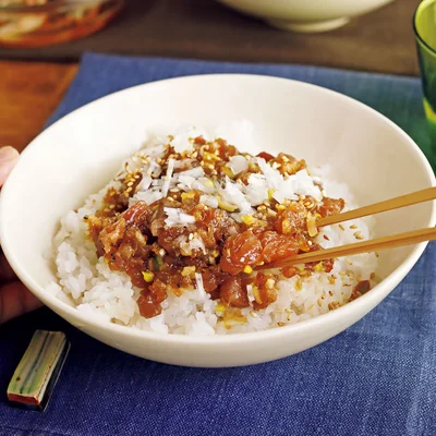 かつおのタルタル丼