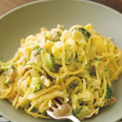 ブロッコリーとツナのクリームパスタ