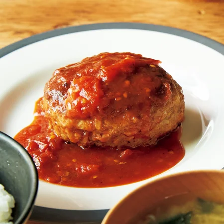 トマト煮込みハンバーグ
