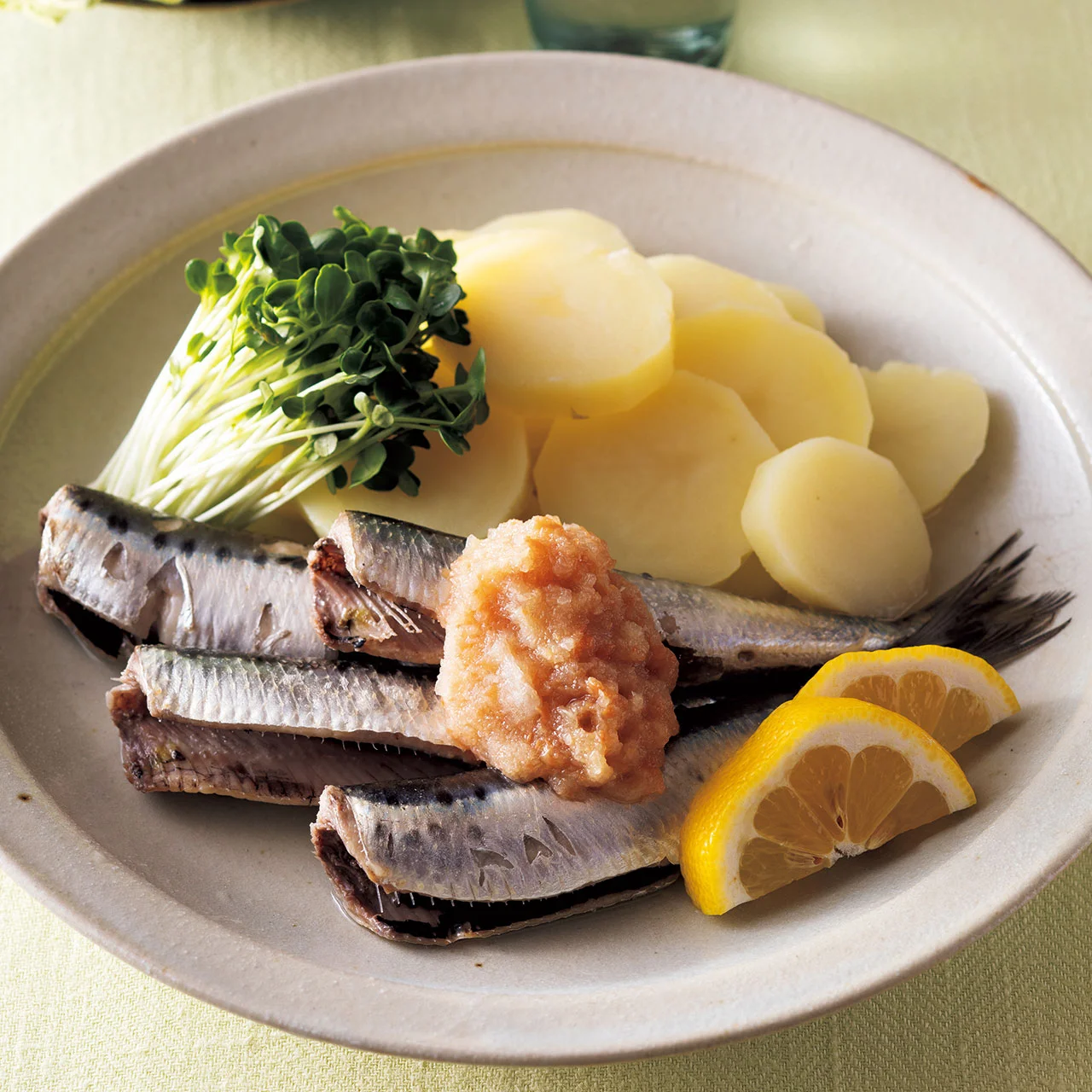 いわしとじゃがいもの塩煮