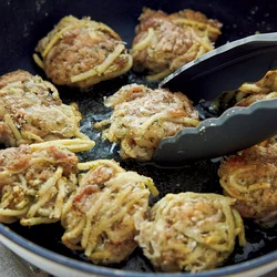 揚げ焼きにして完成！