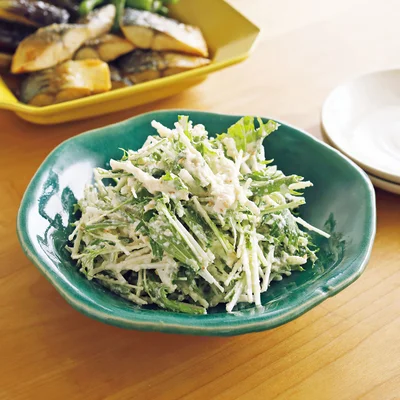 水菜の白あえサラダ