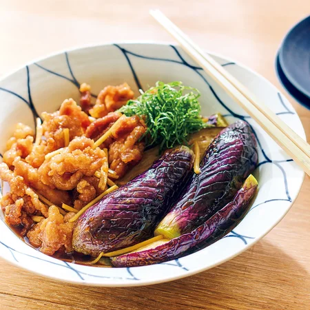 豚こまとなすの揚げびたし
