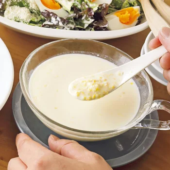 とうもろこしの冷製スープ