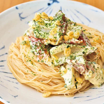 磯辺揚げ風あえそうめん
