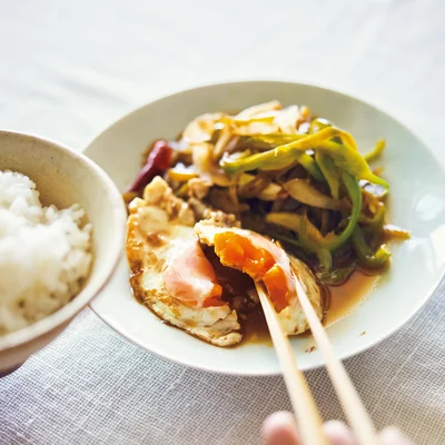 目玉焼きの南蛮漬け