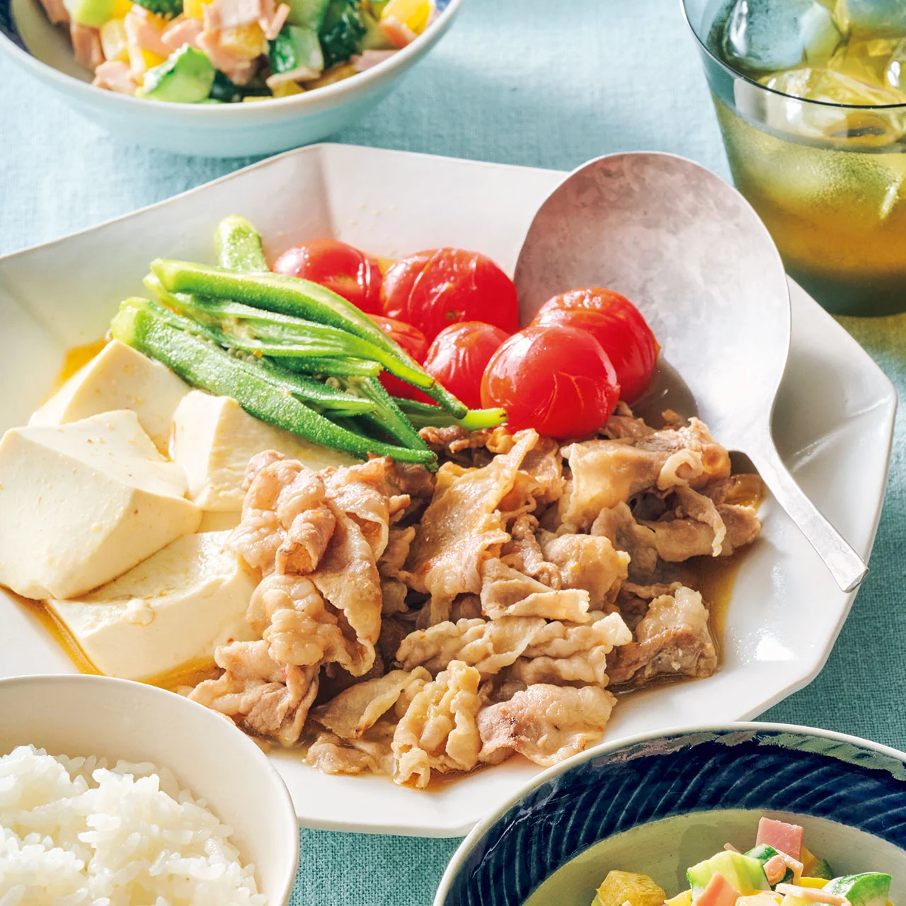 豚肉と豆腐のさっと煮