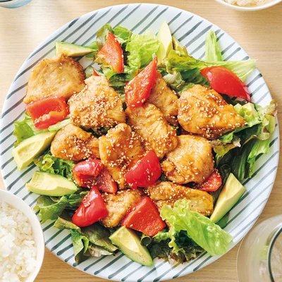 とり肉の甘辛揚げ