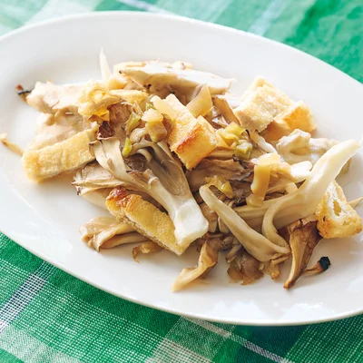 まいたけと油揚げのグリル焼き