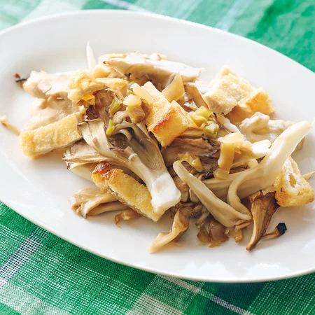 まいたけと油揚げのグリル焼き