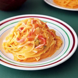 「かにかまのトマトクリームパスタ」の献立