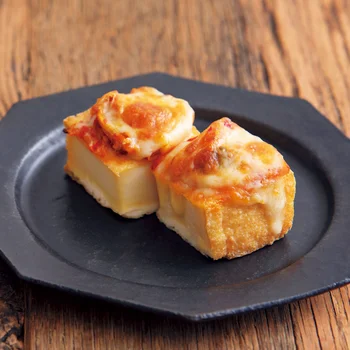厚揚げキムチのチーズ焼き