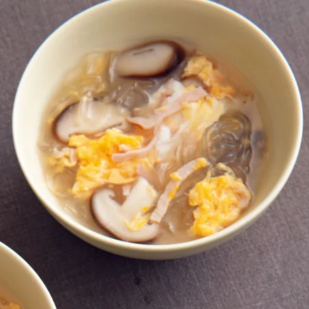 しいたけのはるさめスープ