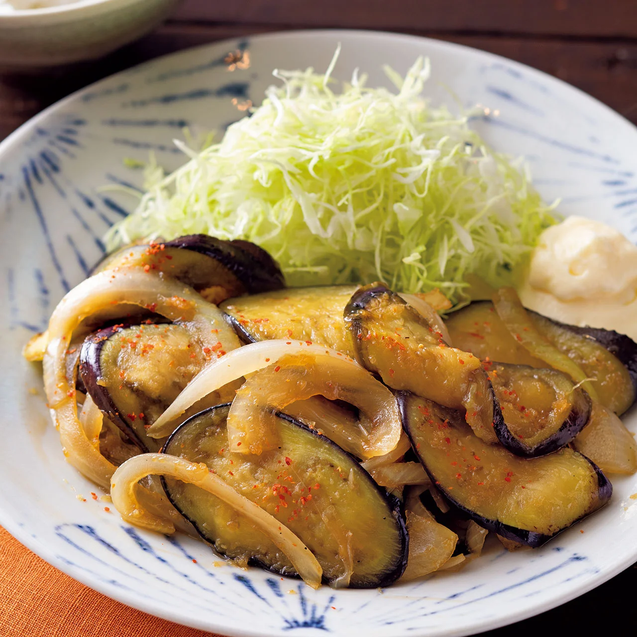秋なすのしょうが焼き