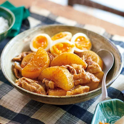 豚バラ大根のにんにくオイスター煮