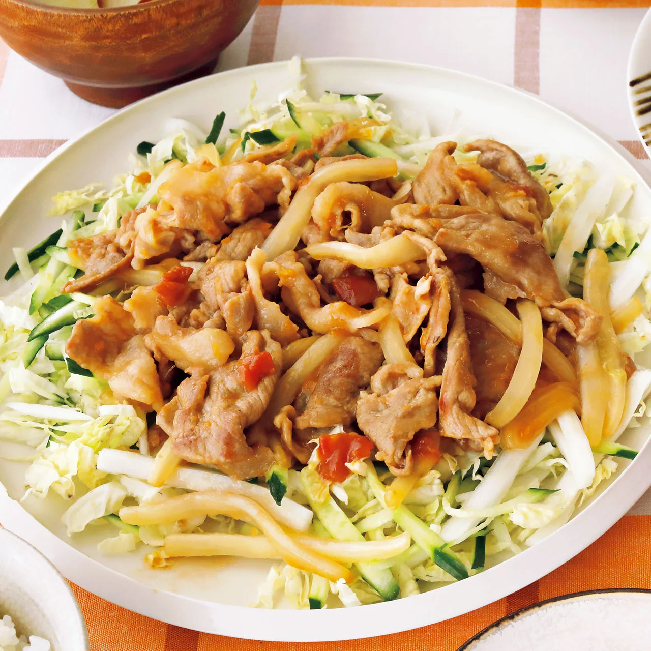 豚肉の梅しょうが焼き