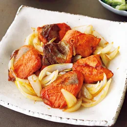 「鮭と玉ねぎの甘辛焼き」の献立