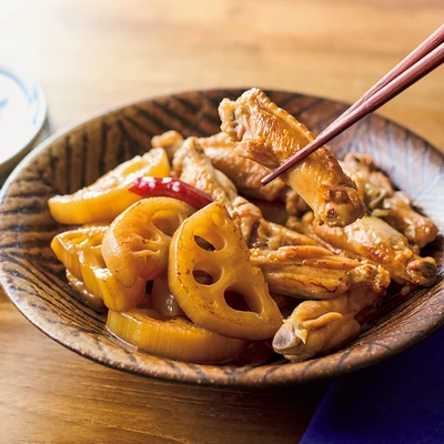 とりスペアリブとれんこんのほろほろ煮