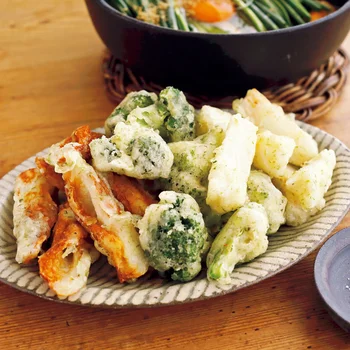ちくわと野菜の磯辺揚げ