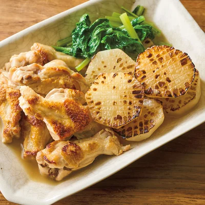 手羽元とかぶの塩焼き煮込み