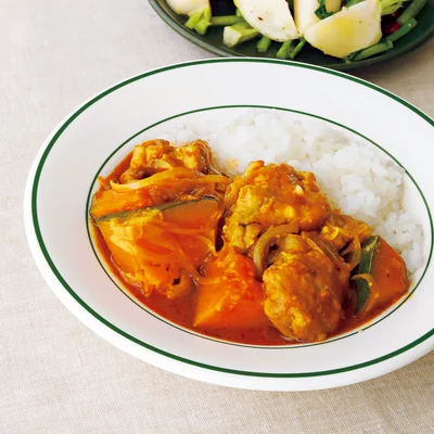 「チキンパンプキンカレー」の献立