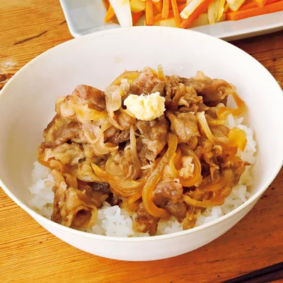 「牛丼」の献立