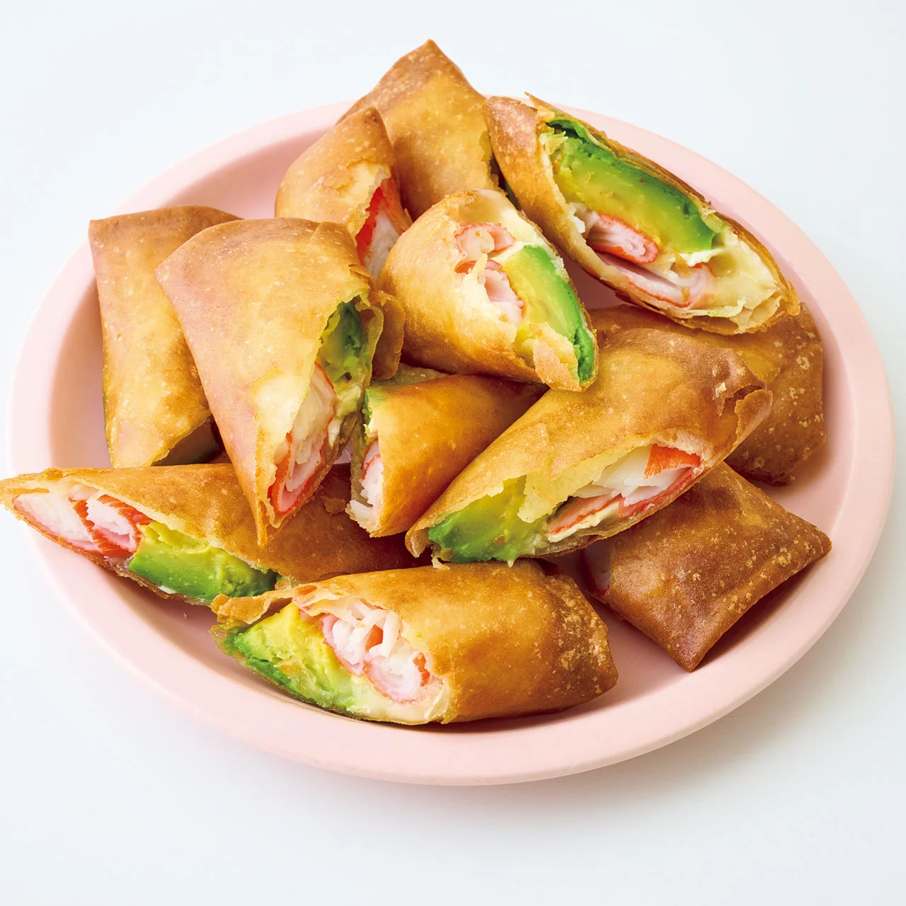 アボかまのカマンベール春巻き