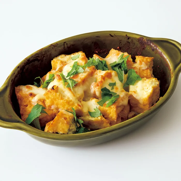 厚揚げのみそチーズ焼き