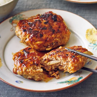 「照り焼きごぼうバーグ」の献立