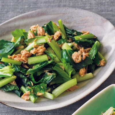 小松菜とツナのさっぱりあえ