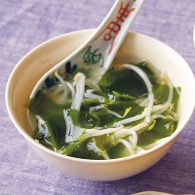 もやしのジンジャースープ