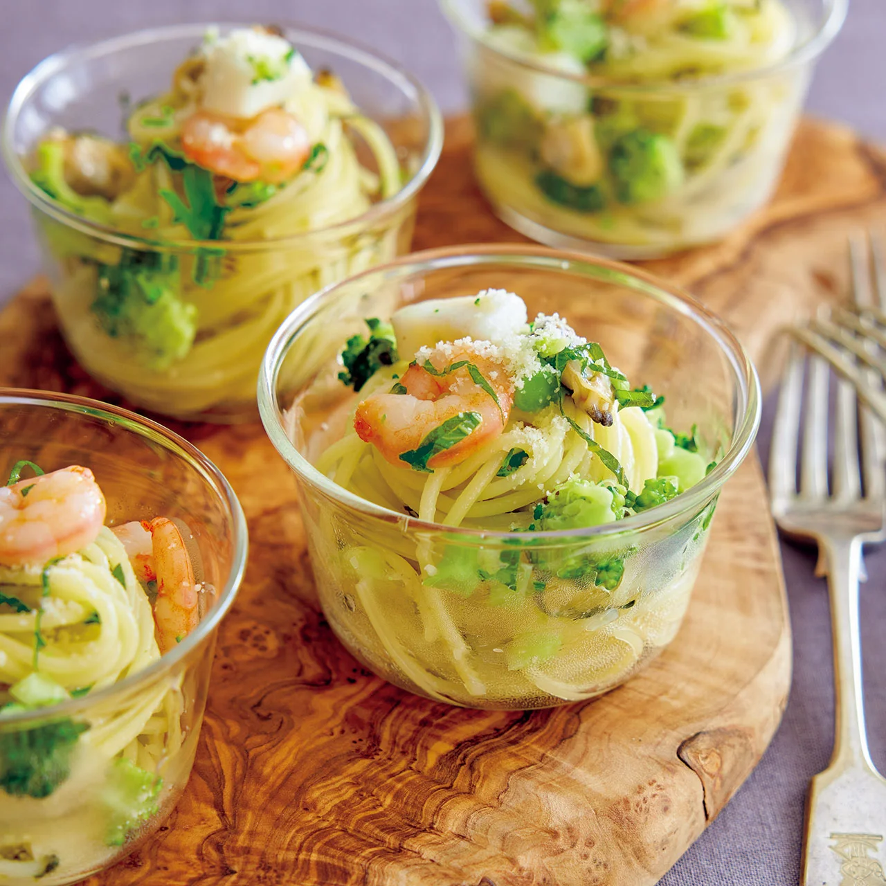 魚介の和風ジェノベーゼ