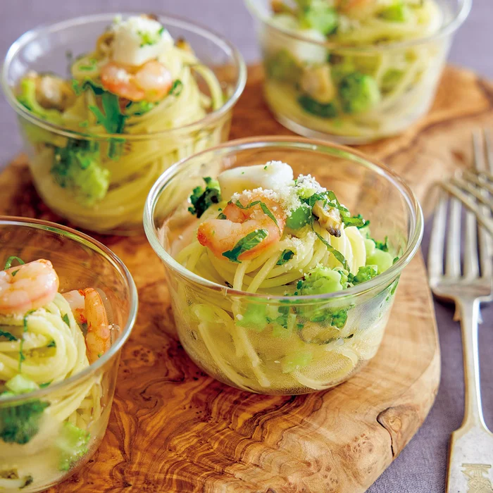 魚介の和風ジェノベーゼ