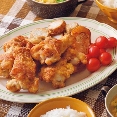 「手羽元フライドチキン」の献立