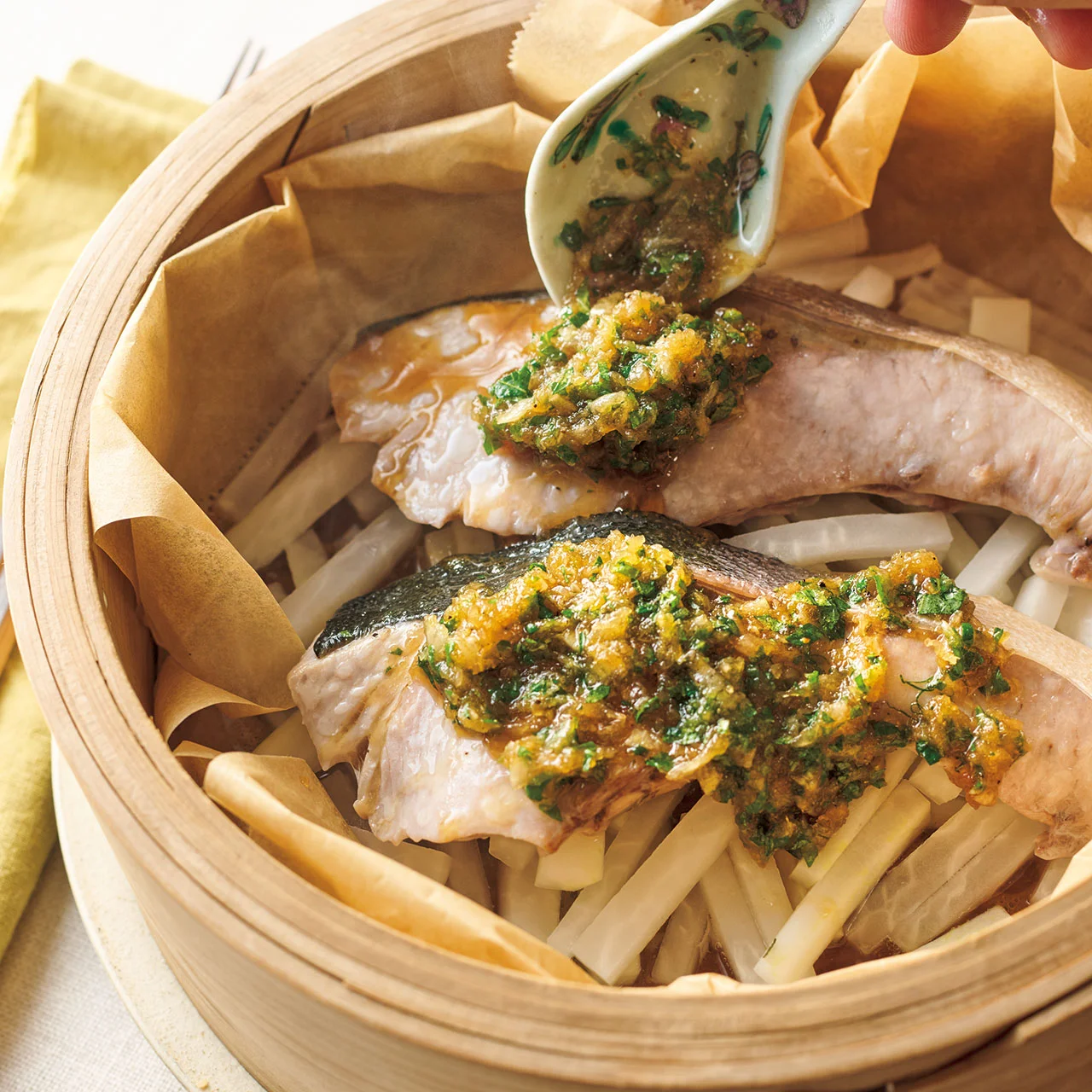 ぶりと大根の蒸しもの