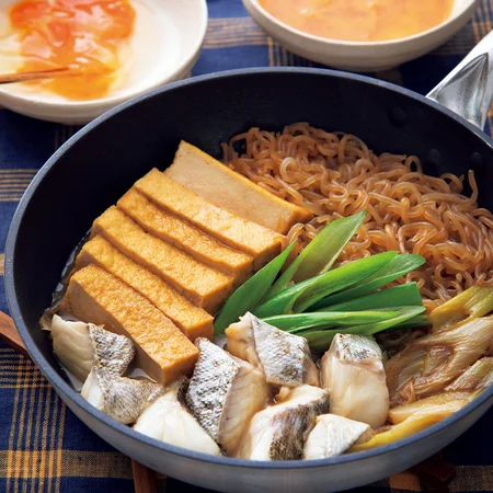 たらのフライパンすき焼き