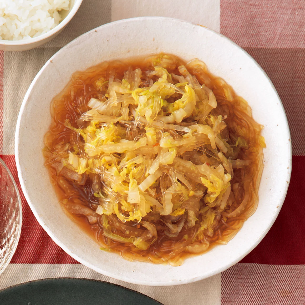 ピリ辛白菜はるさめ