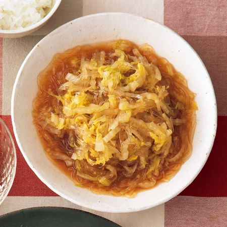 ピリ辛白菜はるさめ