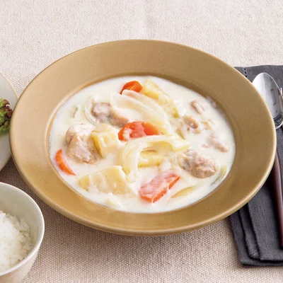 「時短クリームシチュー」の献立