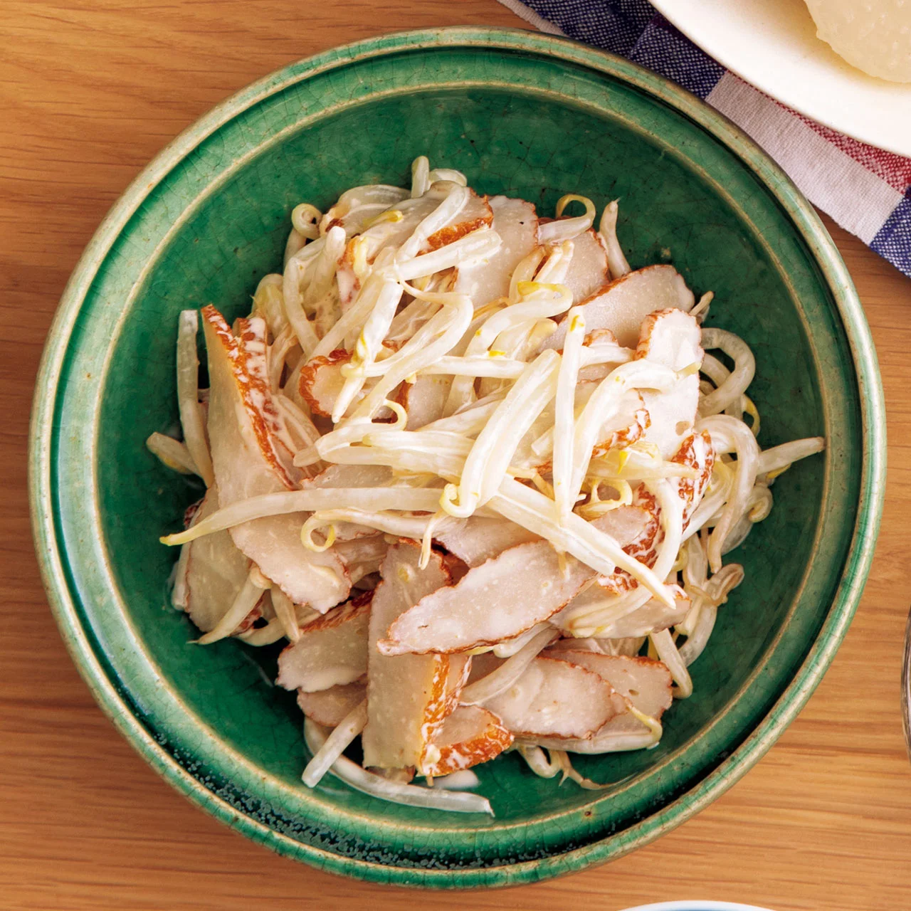 さつま揚げともやしのマヨあえ